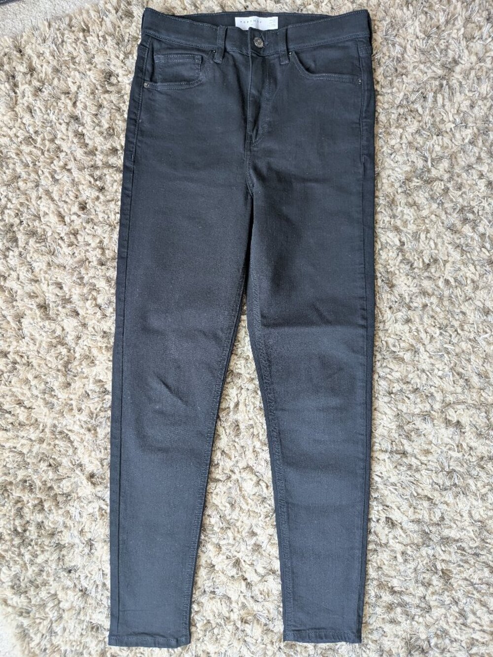 Topshop Jamie black skinny jeans